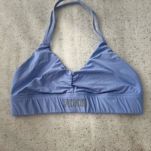 Pink Ultimate unlined halter bra